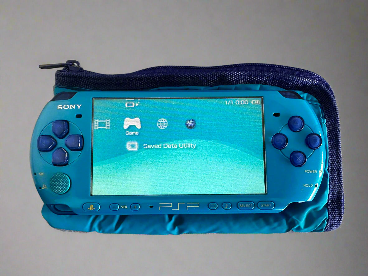 PlayStation Portable (PSP) 3000 โ Vibrant Blue | 64GB | Open Boxed