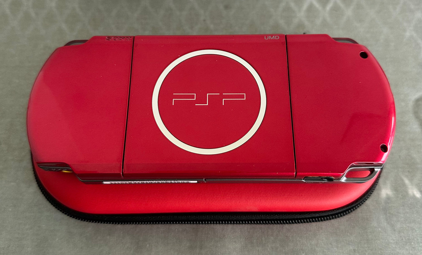 PSP 3000 – Carnival Red | 64GB | Fully Set Up | Boxed