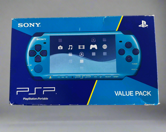 PlayStation Portable (PSP) 3000 – Vibrant Blue | 64GB | Open Boxed
